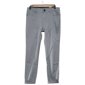 Buffalo David Bitton pants womens size 2 sky blue stretch skinny ankle grazer